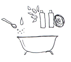 Soins pour bébé : bain hydratant