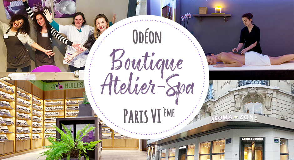 Aroma-zone Boutique Atelier SPA Paris Odéon